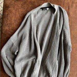 BDG oversize gray cardigan